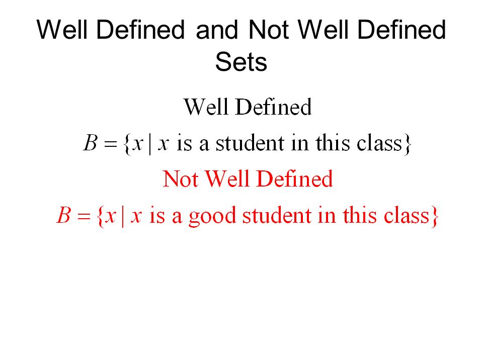Set Theory Symbols and Terminology Set – A collection of objects. - ppt  download