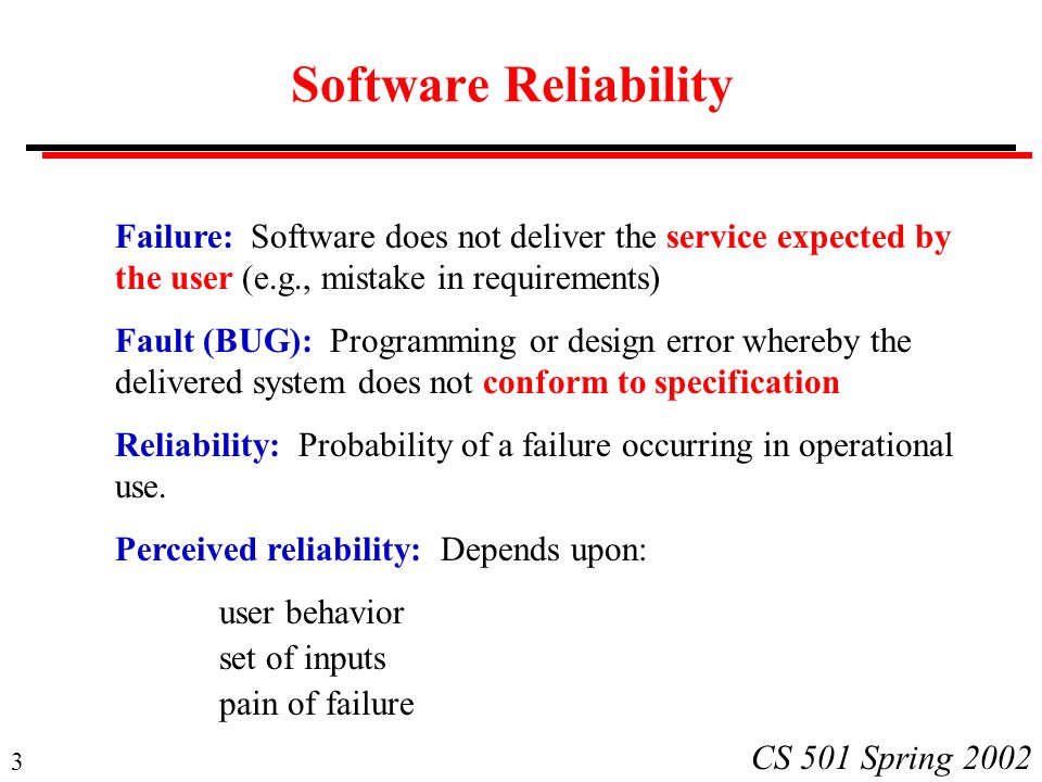 1 CS 501 Spring 2002 CS 501: Software Engineering Lecture 22 ...