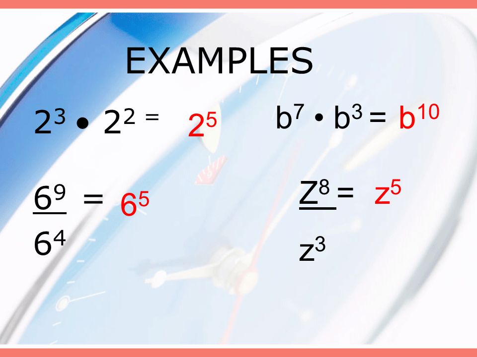 EXAMPLES = 69=69= 6464 z5z5 b b 7 b 3 = Z 8 = z 3
