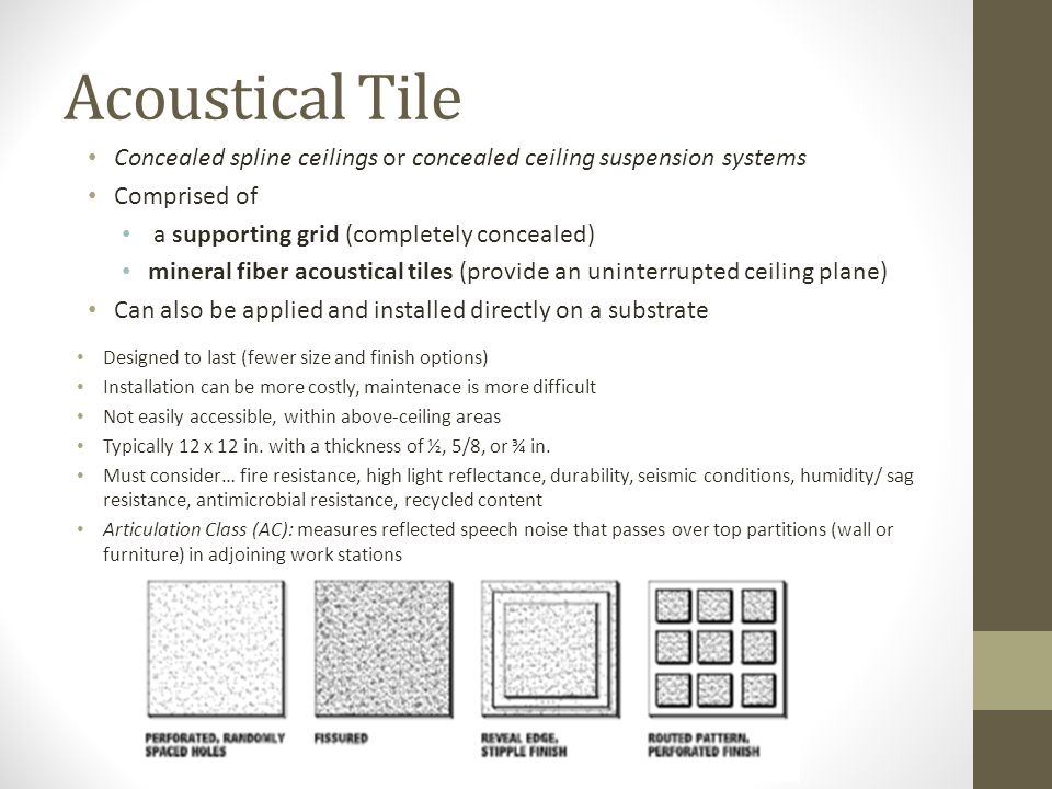 Acoustical Ceilings Laura Varjabedian Id206 Acoustics