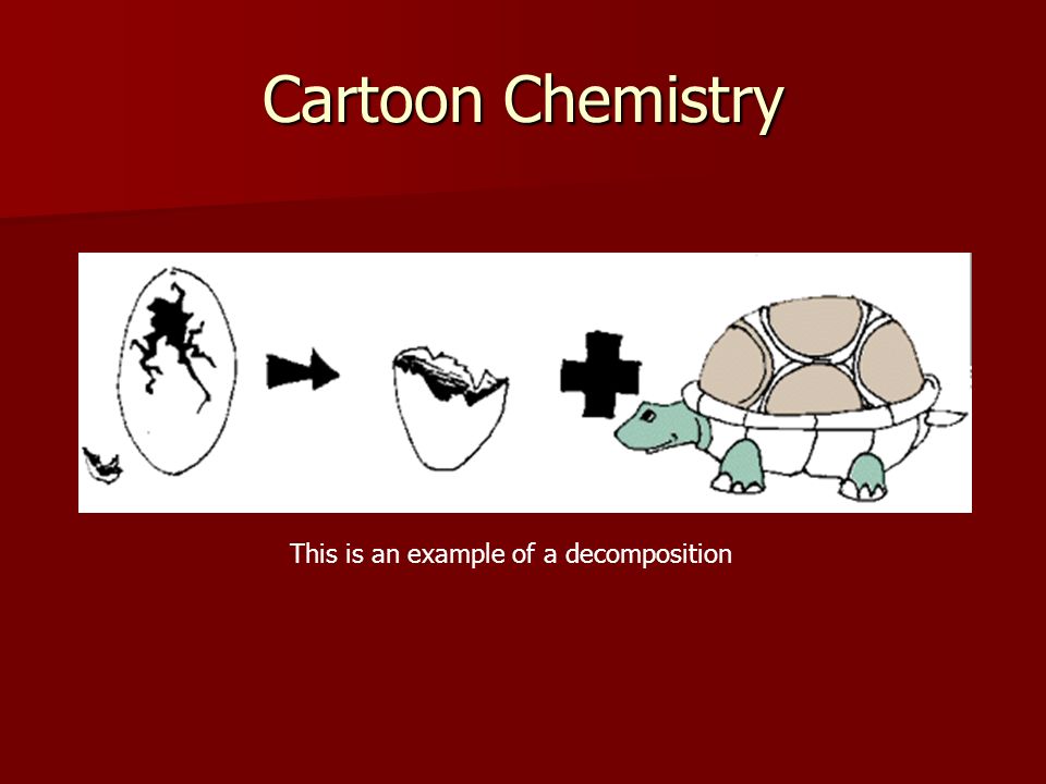 Cartoon Chemistry This is an example of synthesis