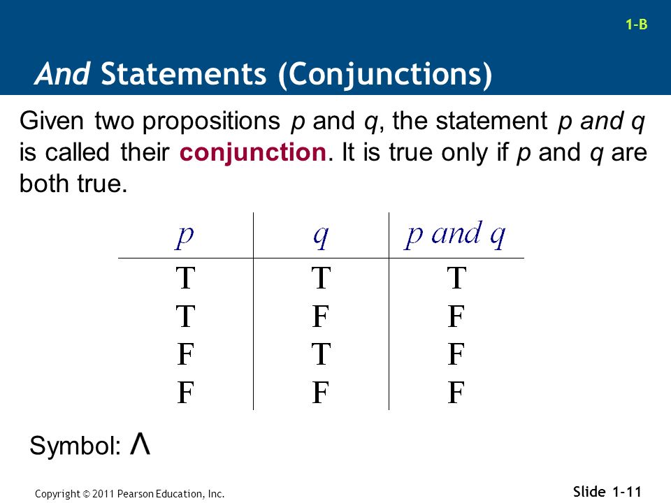 1-B Copyright © 2011 Pearson Education, Inc.