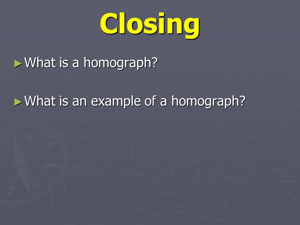 What a are homograph? ... is some examples What Homographs a What is examples are some Homographs ... homograph? What