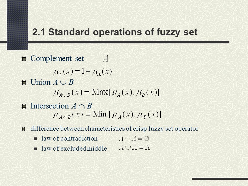 Fuzzy Logic Operations || Union, Intersection And