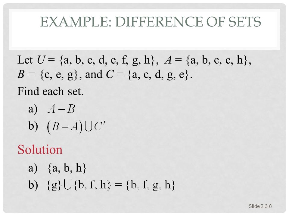 Section 2 3 Set Operations And Cartesian Products Slide Ppt Download