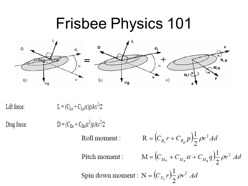 1 Frisbee Physics George Advisor: Brian Postow 03/05/