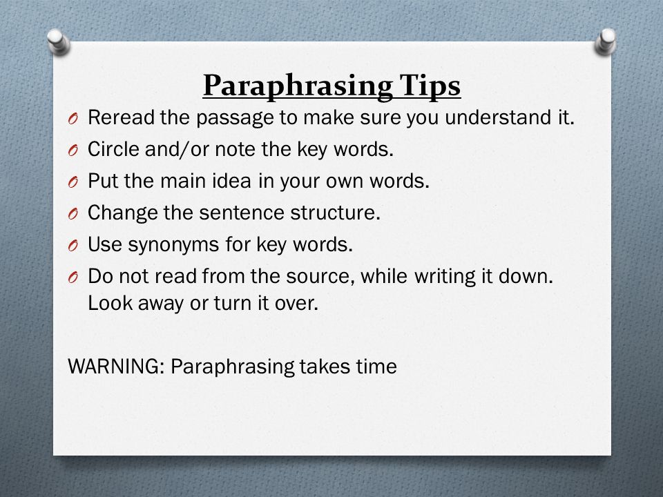 Paraphrasing Directly Quoting Avoiding Plagiarism Turn in homework Go to  Open Paraphrasing PowerPoint. - ppt download
