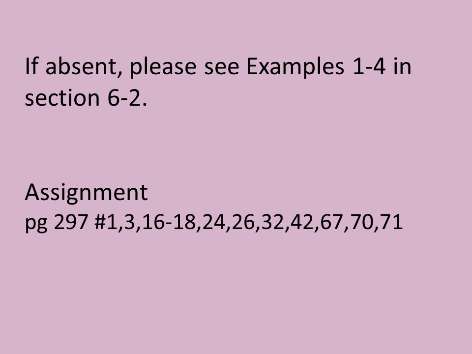 If absent, please see Examples 1-4 in section 6-2.