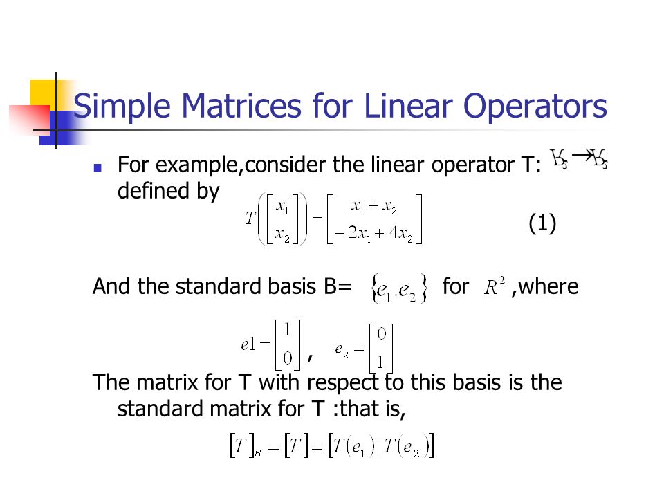 8.5 Similarity. SIMILARITY The matrix of a linear operator T:V V depends on  the basis selected for V that makes the matrix for T as simple as possible.  - ppt download