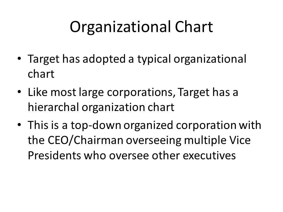 Target Analysis Group 3. Organizational Life Cycle Target ...