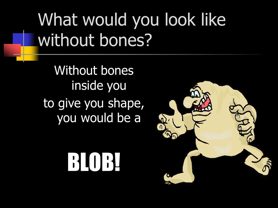 What would you look like without bones.