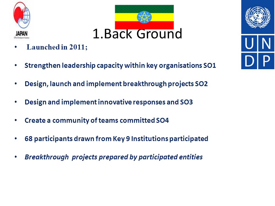 Leadership for Result Program(LRP) The Experience of Ethiopia November 2012 Dakar, Senegal Berhanu Solomon: AAP National Manager.... 