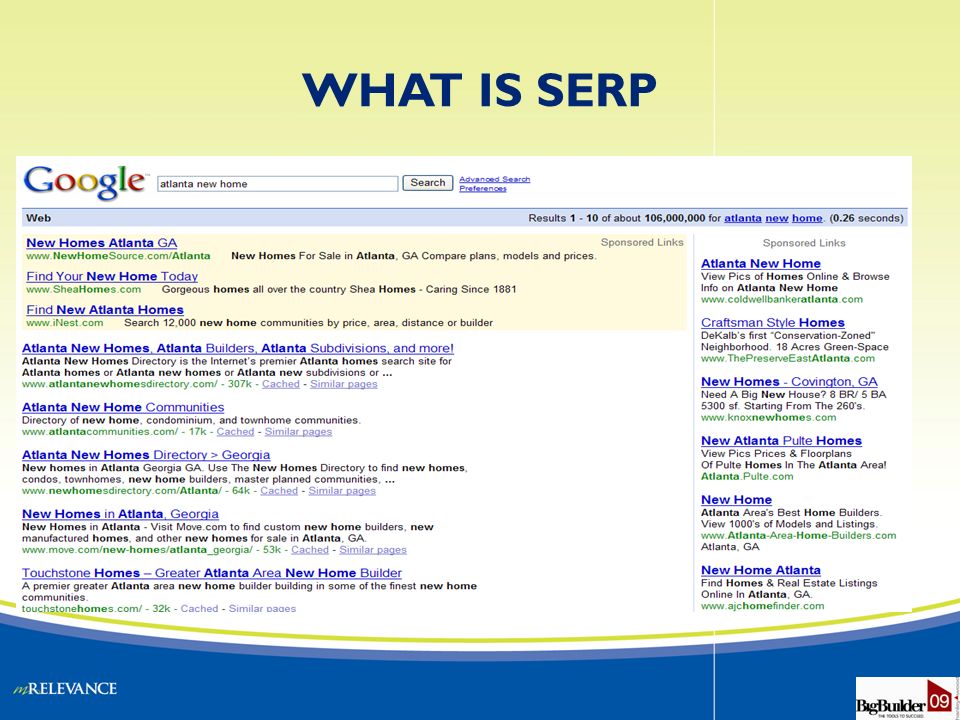 WHAT IS SERP