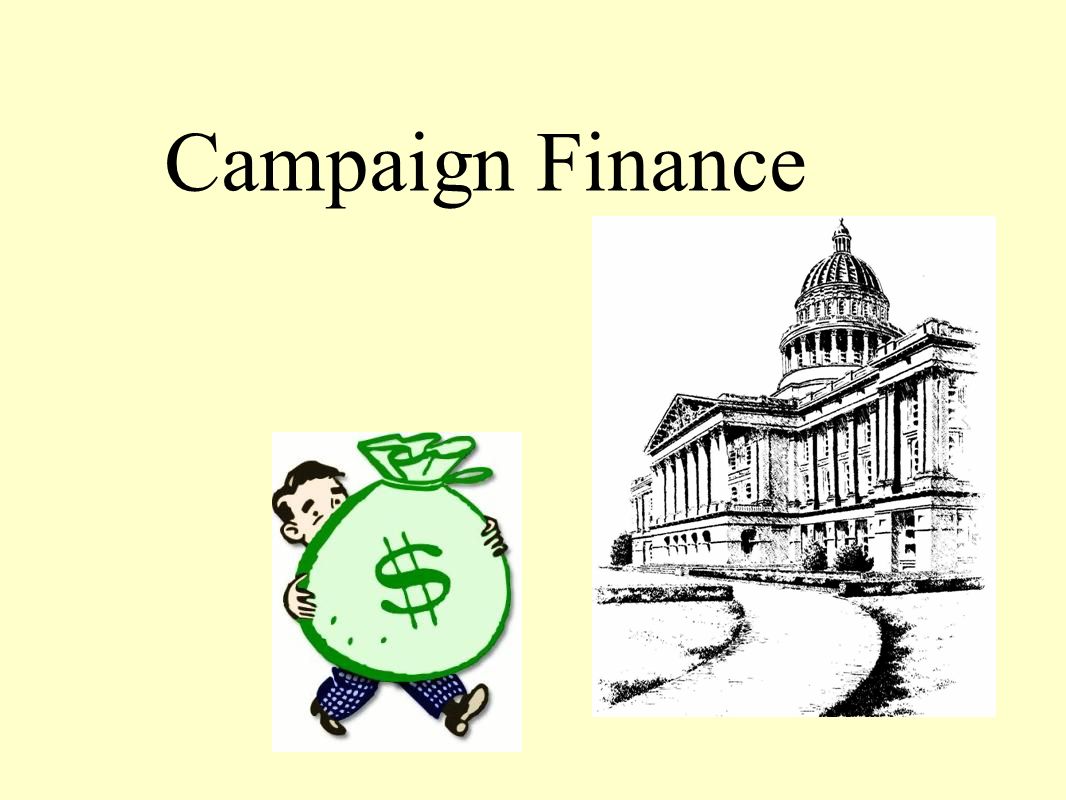 Public Financing in American Elections
