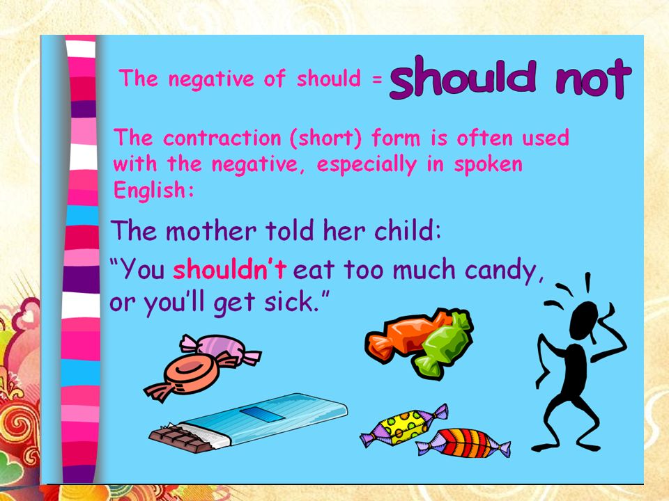 Should/Shouldn't - ESL Kids Games