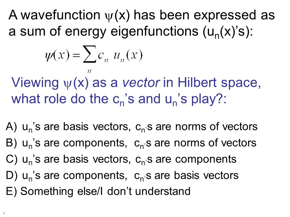 Phys32 Michael Dubson U Colorado At Boulder Quantum I Phys 32 Concept Questions Ppt Download