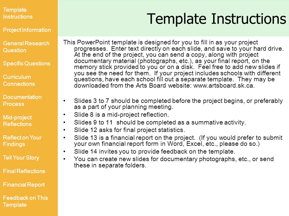 artssmarts saskatchewan project documentation template template template for instructions