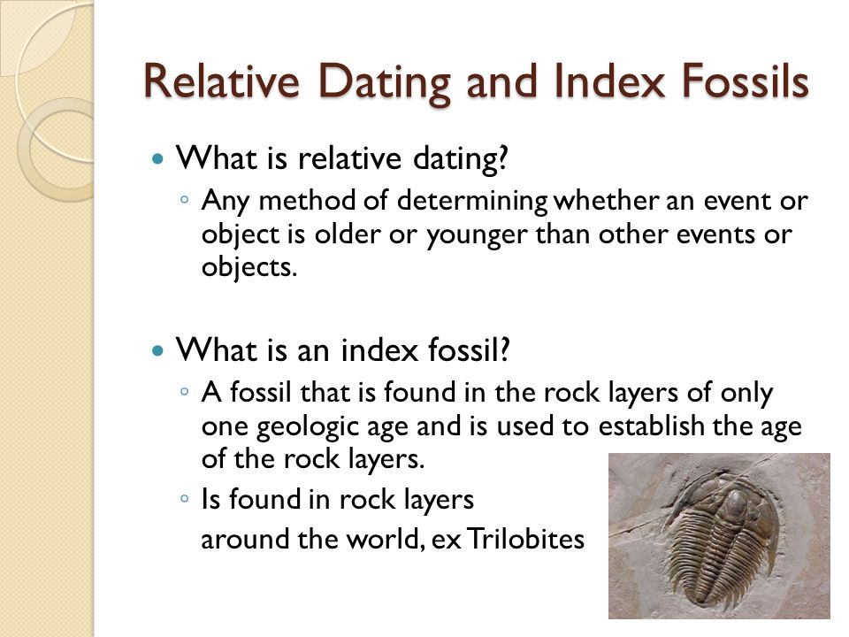 Fossil dating methods ppt