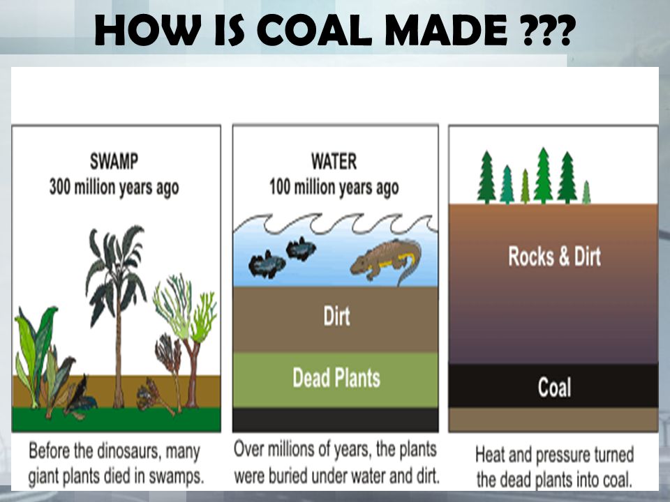 HOW IS COAL MADE