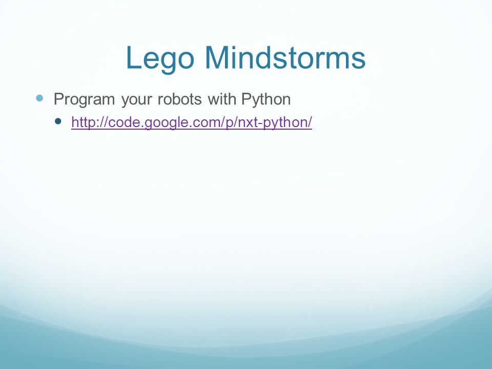 Lego Mindstorms Program your robots with Python