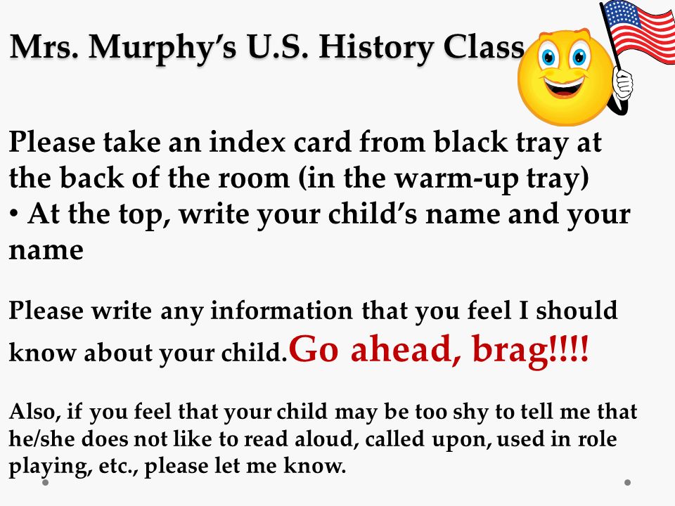 Mrs. Murphy’s U.S.