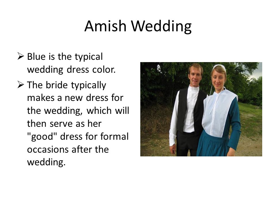 Amish Wedding ? 