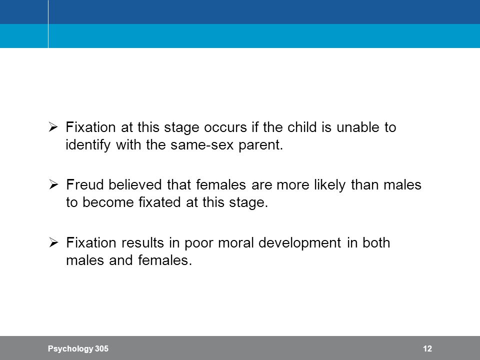 Types of fixation psychology