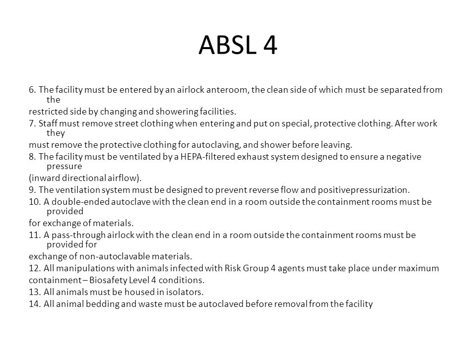 ABSL 4 6.