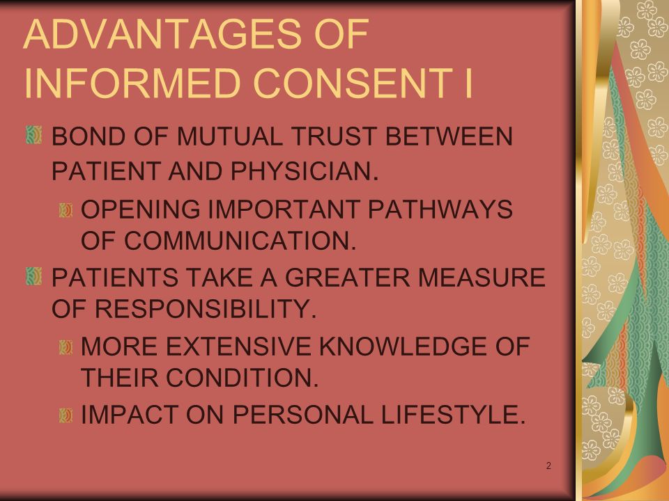 explain the importance of gaining consent when providing care