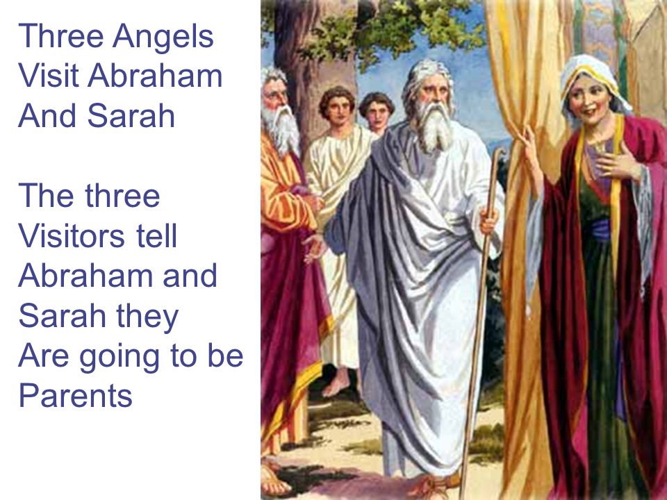 three angels visiting abraham
