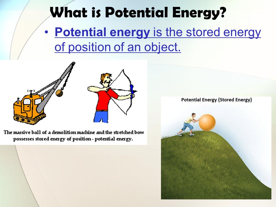 TYPES OF ENERGY Potential, Kinetic, Mechanical, Electromagnetic, Electrical, Chemical and Thermal
