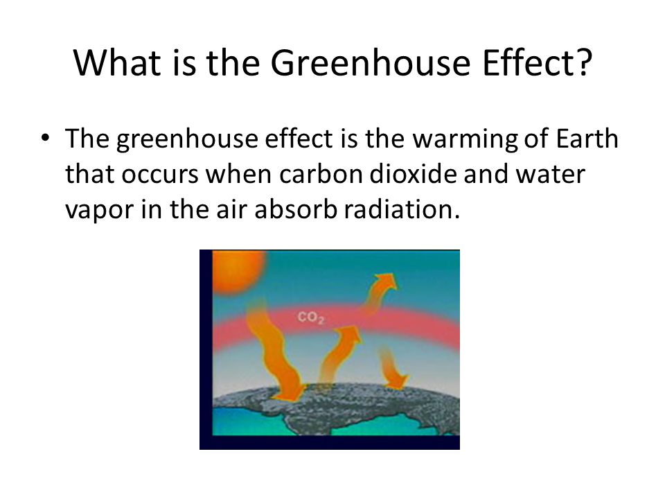 What is the Greenhouse Effect.