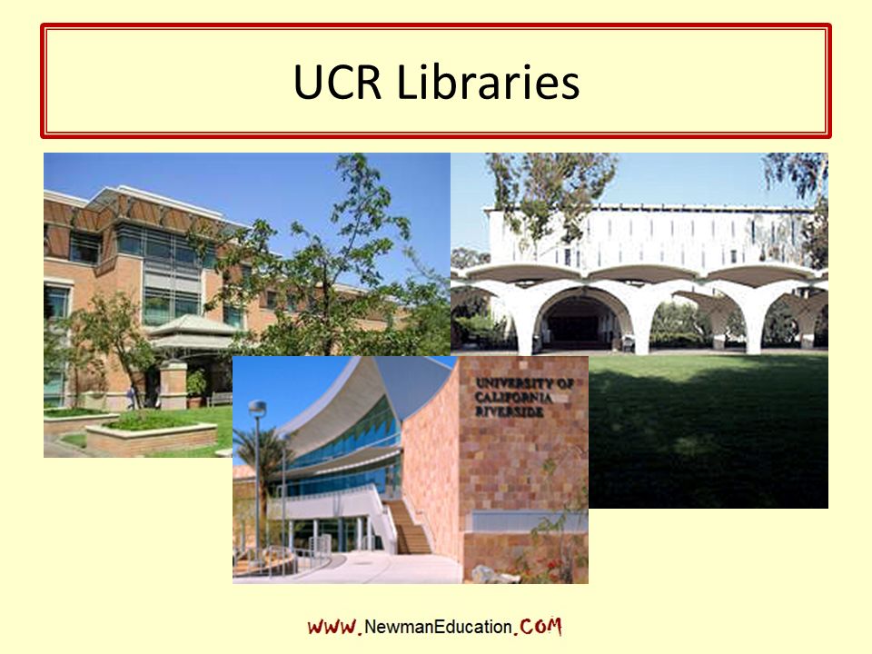 UCR Libraries