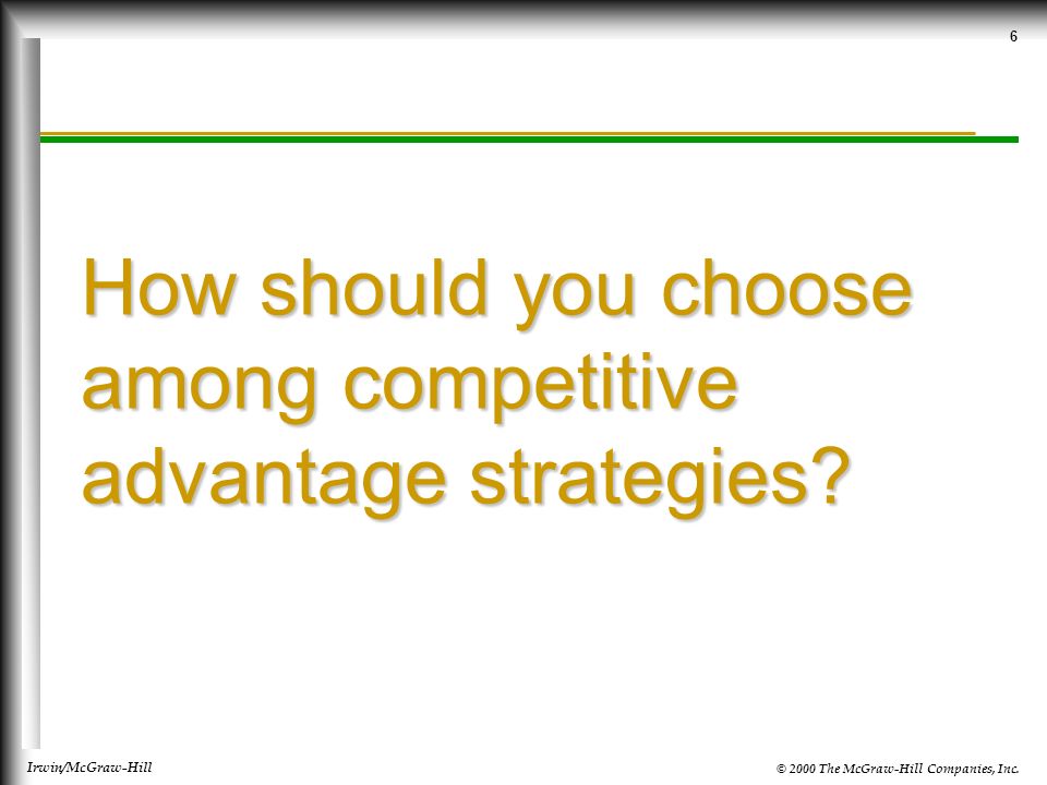 © 2000 The McGraw-Hill Companies, Inc. Irwin/McGraw-Hill Group Exercise ...