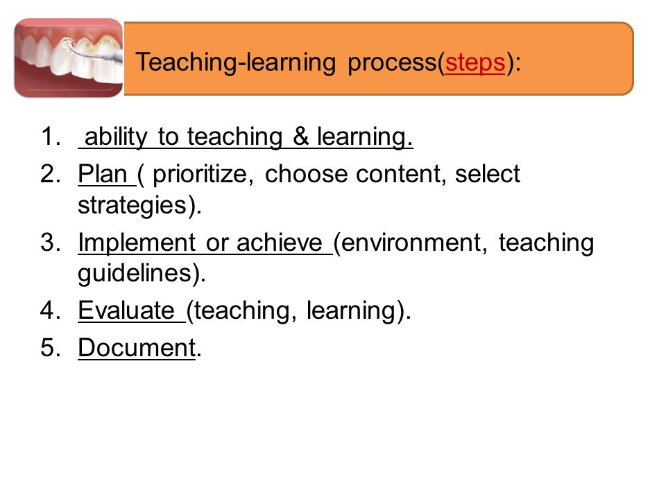 1. ability to teaching & learning. 2.Plan ( prioritize, choose content, select strategies).