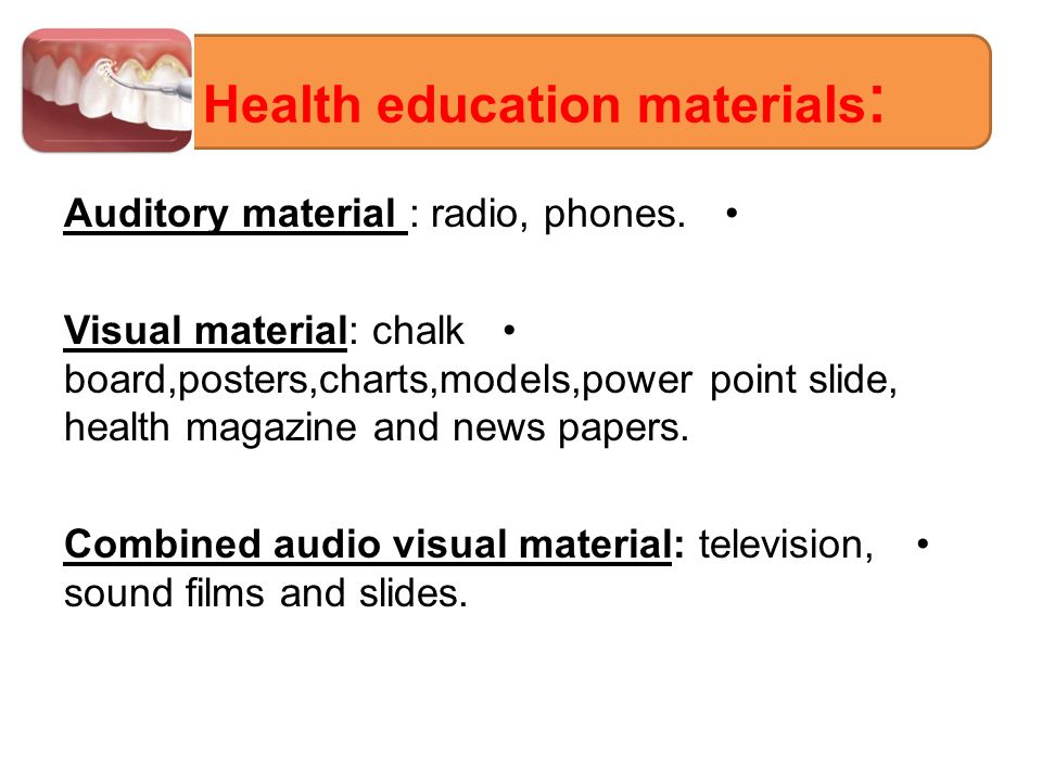 Auditory material : radio, phones.