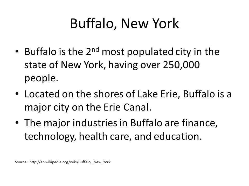 pakke forum aktivering Buffalo, New York Mr. Shelton. Buffalo, New York Buffalo SkylineLocation of  Buffalo Image Source: - ppt download