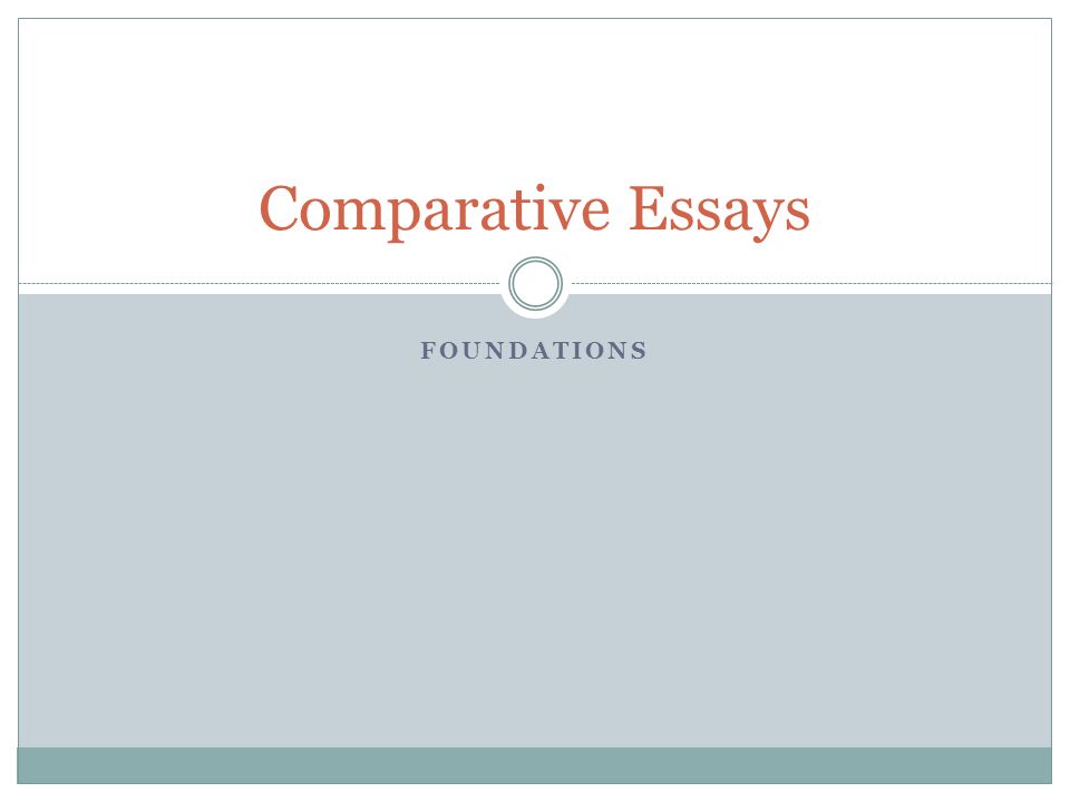 Foundations Comparative Essays Overview Comparisoncontrast Essays Foundations Comparative Essays Samples Of Persuasive Essays For High School Students also Universal Health Care Essay Buy Speech