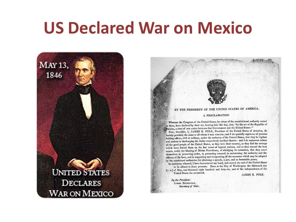 US Declared War on Mexico