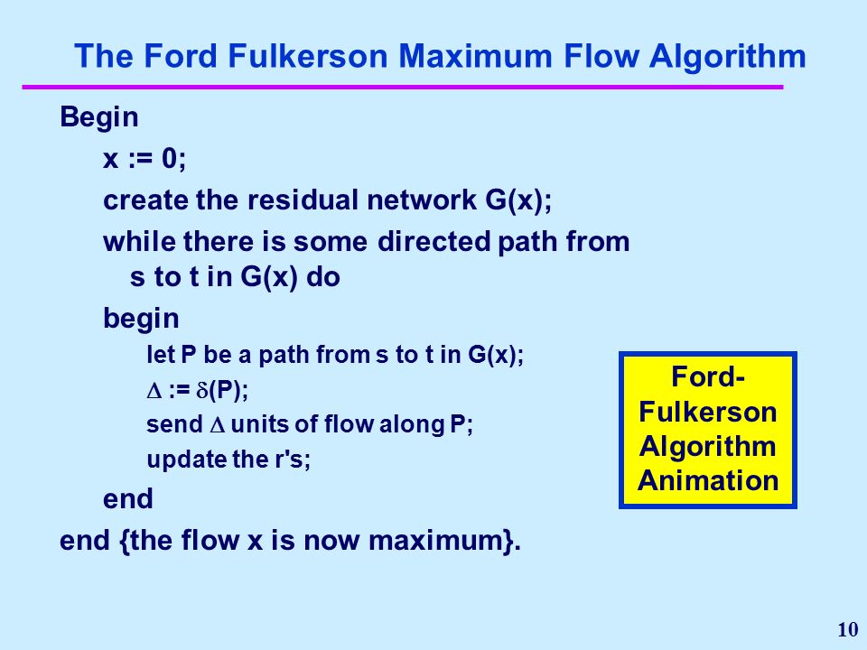 Maximum Flow Problem (Thanks to Jim Orlin & MIT OCW) - ppt download