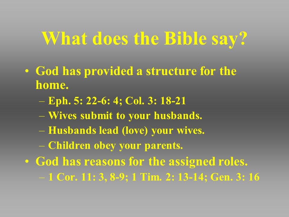 Obey bible wife husband 'Submit to