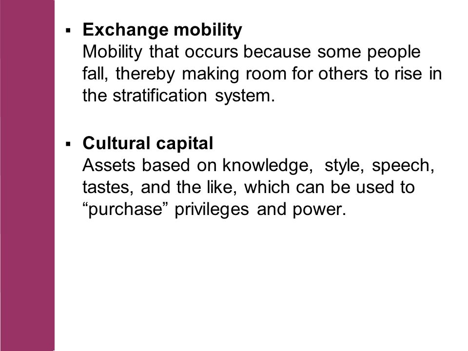 exchange mobility occurs when
