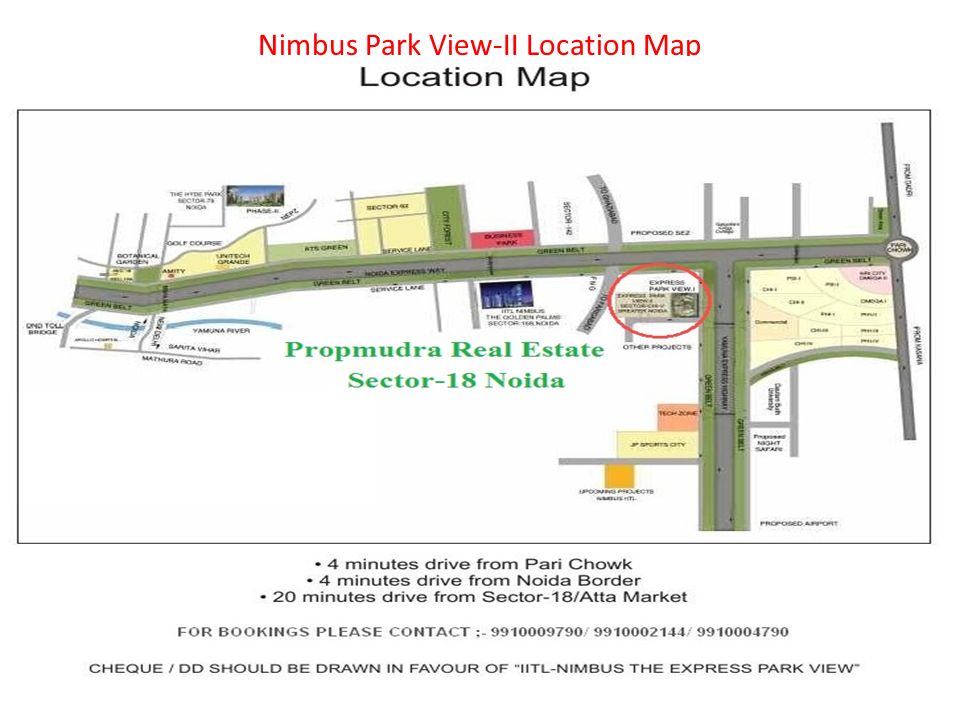 Nimbus Park View-II Location Map
