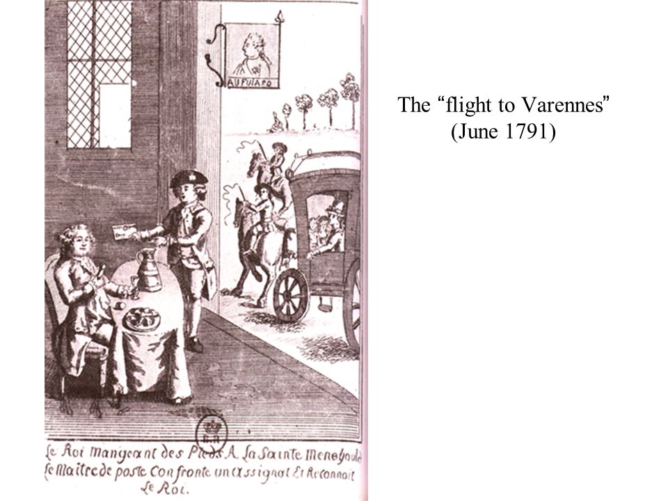 The flight to Varennes (June 1791)