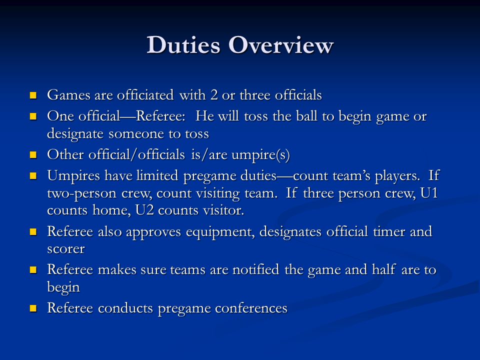 Nfhs Basketball Rule 2: Officials And Their Duties. - Ppt Download