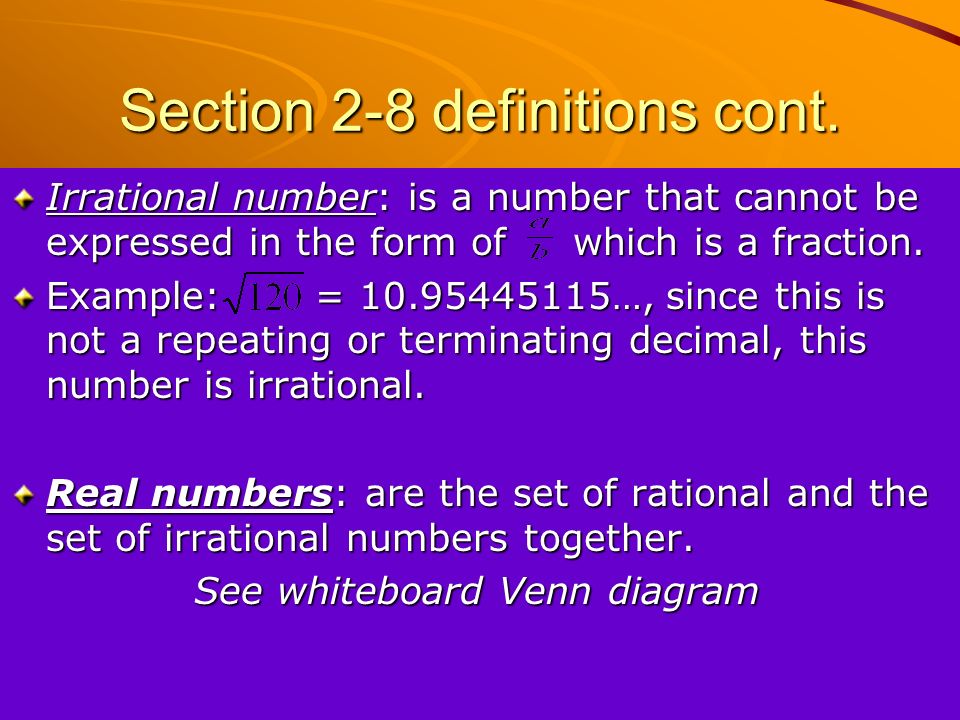 Section 2-8 definitions cont.