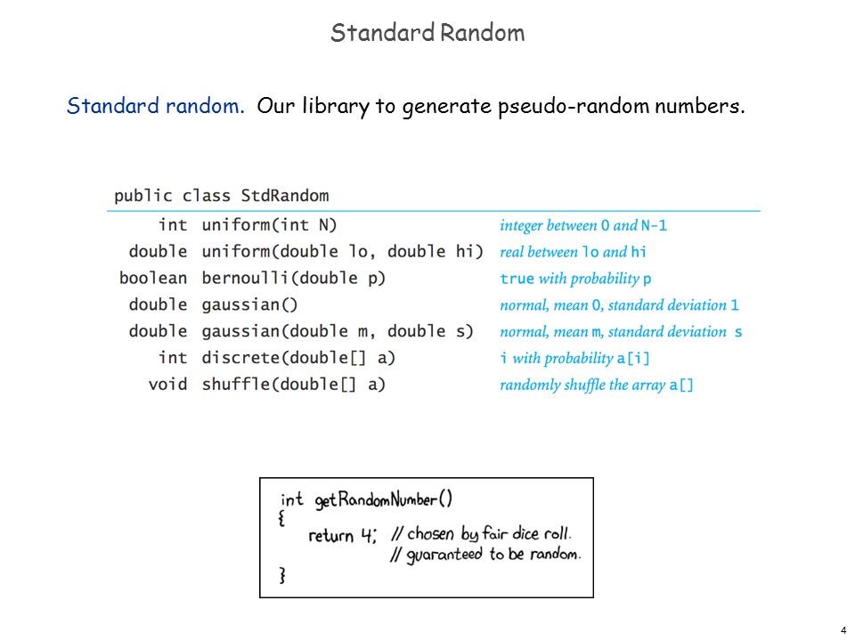 2.2 Libraries and Clients Introduction to Programming in Java: An ...