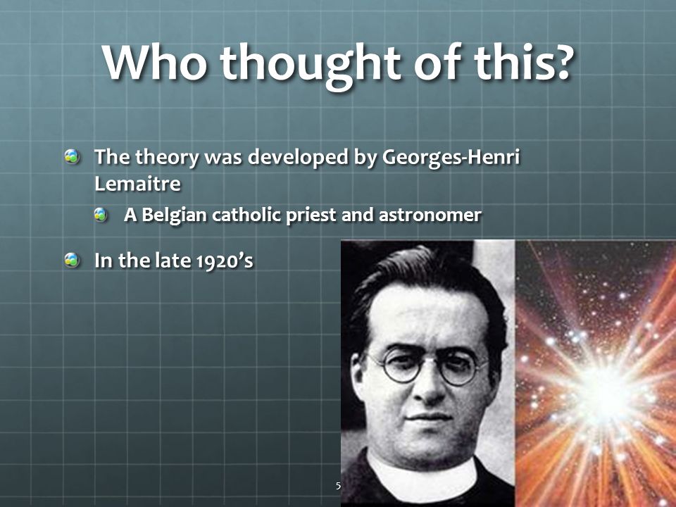 CO-The Big Bang Theory LO-Describe the events leading to the formation of  the Universe ppt download