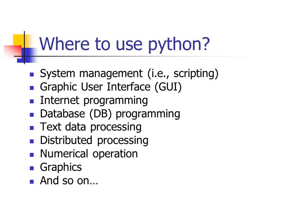 Using system python. Freymvorklar.