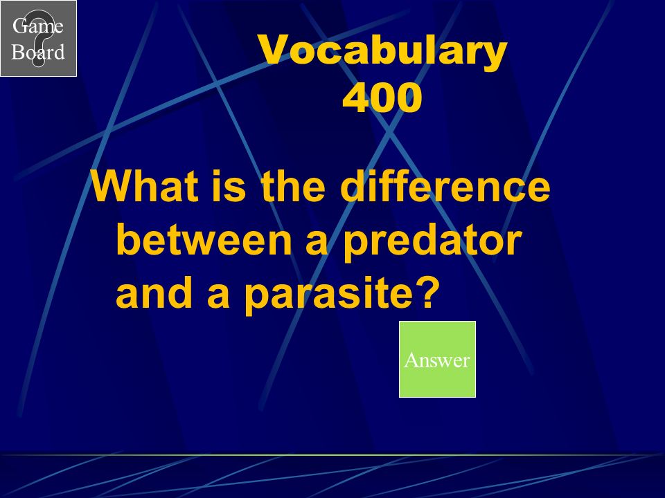 Game Board Vocabulary 300A Biodiversity